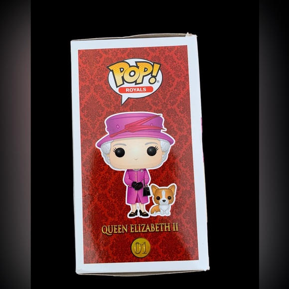🇬🇧 New in Box 2018 Queen Elizabeth II & Corgi Funko Pop Royals British 🇬🇧 - Picture 4 of 13